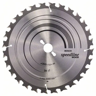 Piła Tarczowa T Speedline Wood 300*3,2*30/Z28 BOSCH