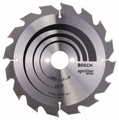 Piła Tarczowa H Optiline Wood 190*2.0*30/Z BOSCH