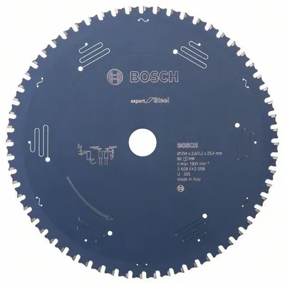 Piła Tarczowa Exp/Steel 254*25,4/60Z BOSCH