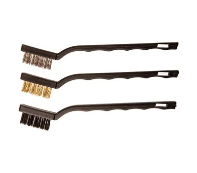 Szczotki 180mm Mix 3 Sztuki Miedź Stal Nylon TOP TOOLS