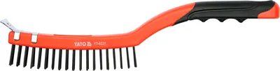 Szczotka Druciana 3-RZĘDOWA 340mm Skrobak YATO