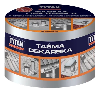 Taśma Uszczelniająca Dekarska 15CM*10MB Srebrna/Aluminiowa TYTAN
