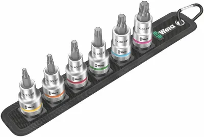 Zestaw Bitów Nasadowych Zyklop 1/2' Torx Hf WERA