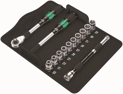 Zestaw Kluczy Nasadowych Z Grzechotką Zyklop Hybrid 1/2'' WERA