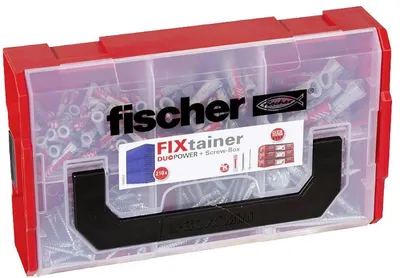 Fixtainer Kołki Duopower 210+WKRĘTY FISCHER