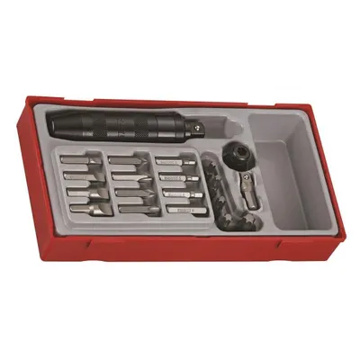 Wkrętak Udarowy + Groty, Zestaw 20el. TENG TOOLS