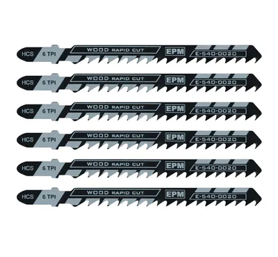 Brzeszczot Do Wyrzynarki 100mm 6TPI Drewno T144D 5 Sztuk EPM