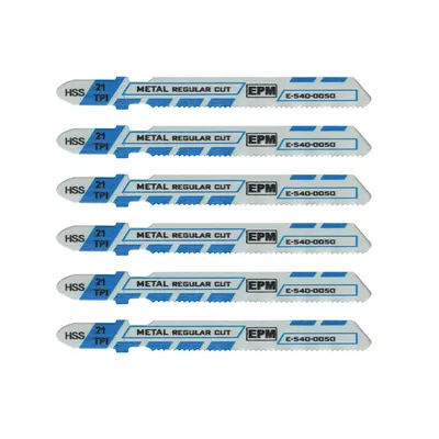 Brzeszczot Do Wyrzynarki 51mm 21TPI Metal T118A 5 Sztuk EPM