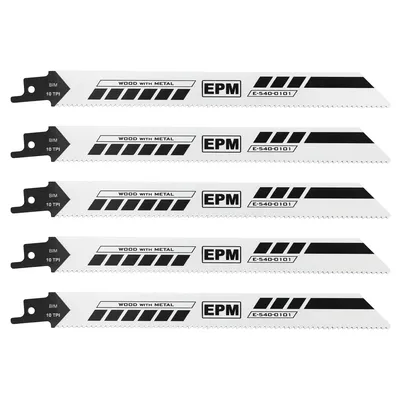 Brzeszczot Do Piły Szablastej 200mm 10TPI Drewno S1022 5 szt. EPM