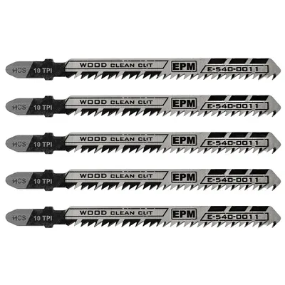 Brzeszczot Do Wyrzynarki 74mm 10TPI Drewno T101B 5 Sztuk EPM