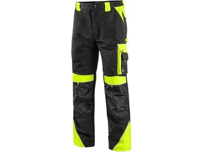 Spodnie CXS Do Pasa Sirius Brighton ROZM.50 - Czarno-Żółte