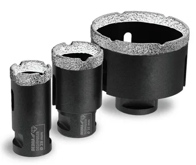 Zestaw Koronek Diamentowych Vacuum Brazed 28,35,68MM 3 szt. DEDRA