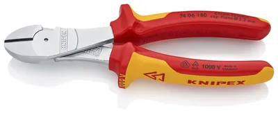 Szczypce Tnące Boczne O Zwiększonym Przełożeniu 180mm KNIPEX