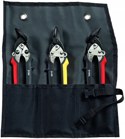Zestaw Nożyc Do Blachy, 3 szt. Etui BESSEY