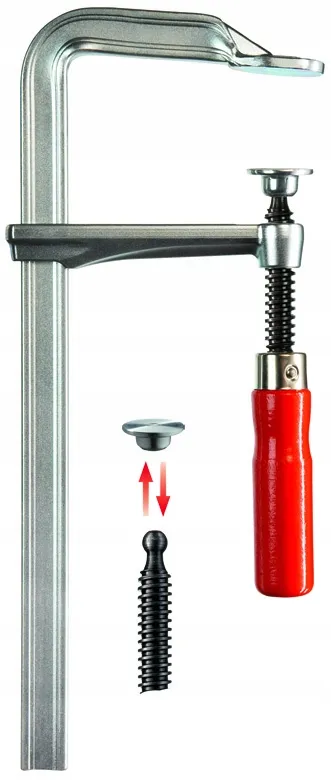 Ścisk Śrubowy Ślusarski Stalowy Gz 600/120MM BESSEY