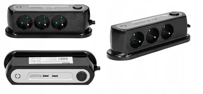 Przedłużacz Biurkowy Z Wyłącznikiem 3X2P+Z, 2XUSB 1,4m ORNO