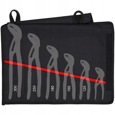 Etui Zwijane Na Klucze, 6 Przegródek KNIPEX