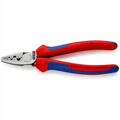 Szczypce Do Zagniatania Tulejek Kabl. 0,25-16MM KNIPEX