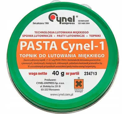 Pasta CYNEL-1 40GR