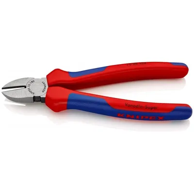 Szczypce Tnące Boczne 180mm, Powlekane KNIPEX