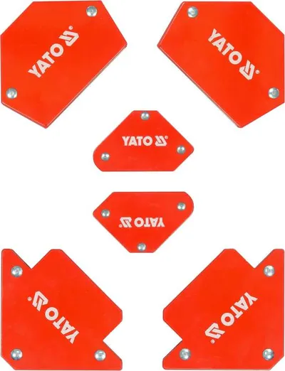 Zestaw Spawalniczych Kątowników Magnet. 6 szt. YATO