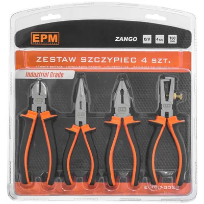 Zestaw Szczypiec 4 Sztuki 160mm Crv Zango EPM