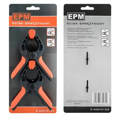 Komplet Ścisków Sprężynowych 2 Sztuki 110mm EPM