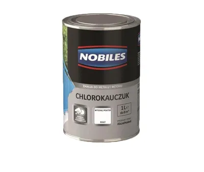 Emalia Chlorokauczukowa 0.9l NOBILES - Biały