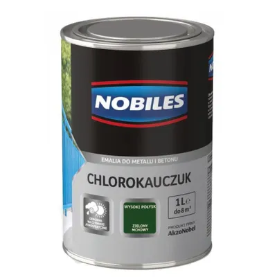 Emalia Chlorokauczukowa Mech 6005 0.9l NOBILES - Zielona