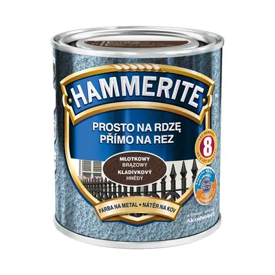 Emalia HAMMERITE Młotkowy 0,7l - Brązowy
