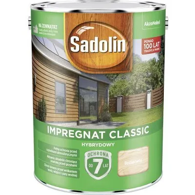 SADOLIN Classic Hybrydowy 7 Lat Bezbarwny 4.5l