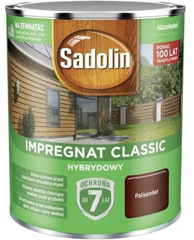 SADOLIN Impregnat Classic Hybrydowy 7 Lat Palisander 0.75l