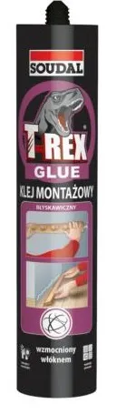 Klej Montażowy Błyskawiczny 380g T-Rex SOUDAL