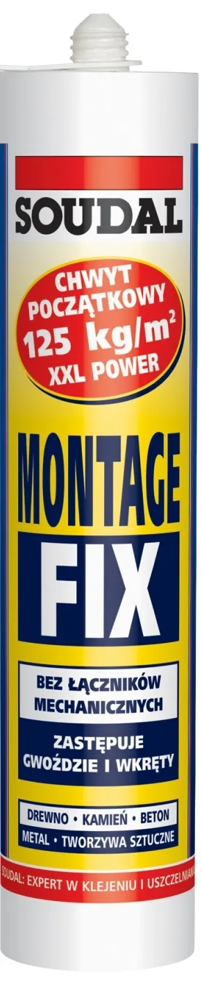 Klej Montażowy Montage Fix 280ml SOUDAL