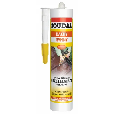 Uszczelniacz Dekarski Specjalistyczny 280ml SOUDAL - Brązowy