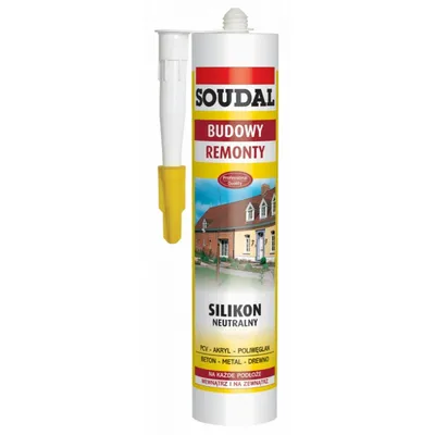 Silikon Neutralny 280ml SOUDAL - Biały