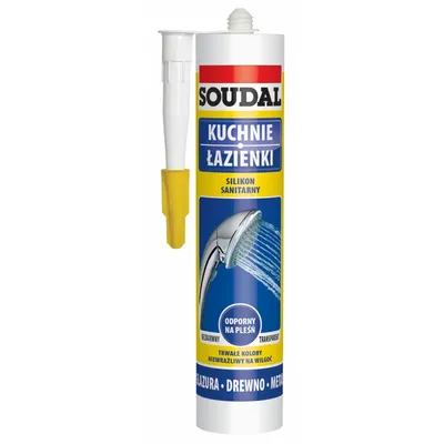 Silikon Sanitarny 280ml SOUDAL - Szary