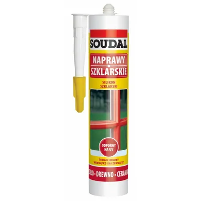 Silikon Szklarski SOUDAL Bezbarwny 280ml