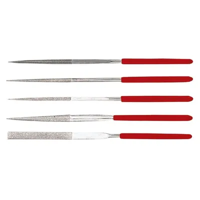 Pilniki Iglaki Diamentowe Komplet 5-SZTUKOWY 140mm TOPEX