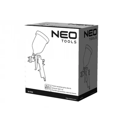 Pistolet Natryskowy Górny Zbiornik 0.5l. Dysza 1.4mm NEO
