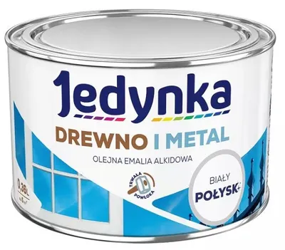 Emalia Alkidowa Do Drewna I Metalu 0,36l JEDYNKA - Biała