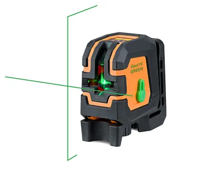 Laser Liniowy Krzyżowy GEO1X GEOFENNEL - Zielony