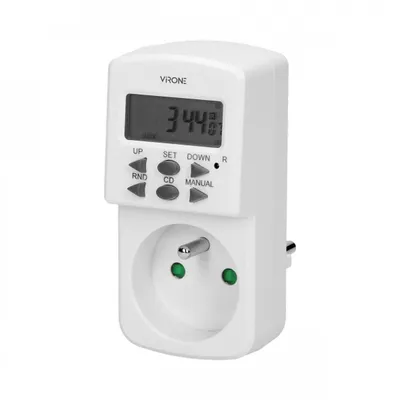 Programator Czasowy Elektroniczny 1800W 8A VIRONE