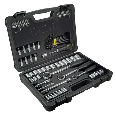 Zestaw Nasadek 80 szt. 1/4, 3/8, 1/2 STANLEY
