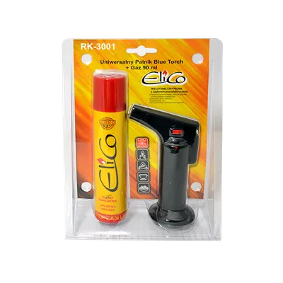 Uniwersalny Palnik Blue Torch RK-3001 + Gaz 90ml ELICO
