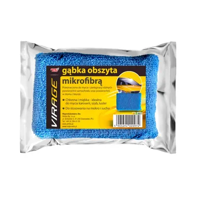 Gąbka Obszyta Mikrofibrą MOJE AUTO VIRAGE