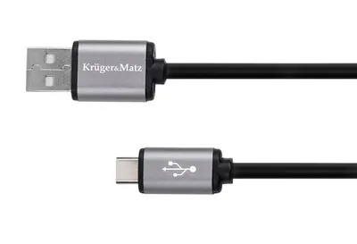 Kabel USB 2.0V-WTYK Typu C 1m