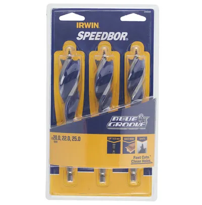 Zestaw Wierteł Do Drewna Blue Groove 6X 20,22,25 mm IRWIN
