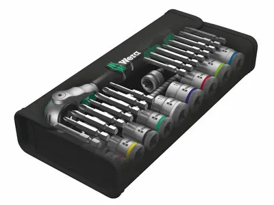 Zestaw Kluczy Nasadowych 3/8'' Zylkop, 29 Cz. WERA