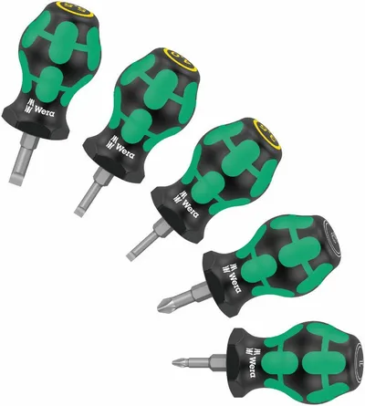 Zestaw Wkrętaków Stubby Set 2, 5 Części WERA
